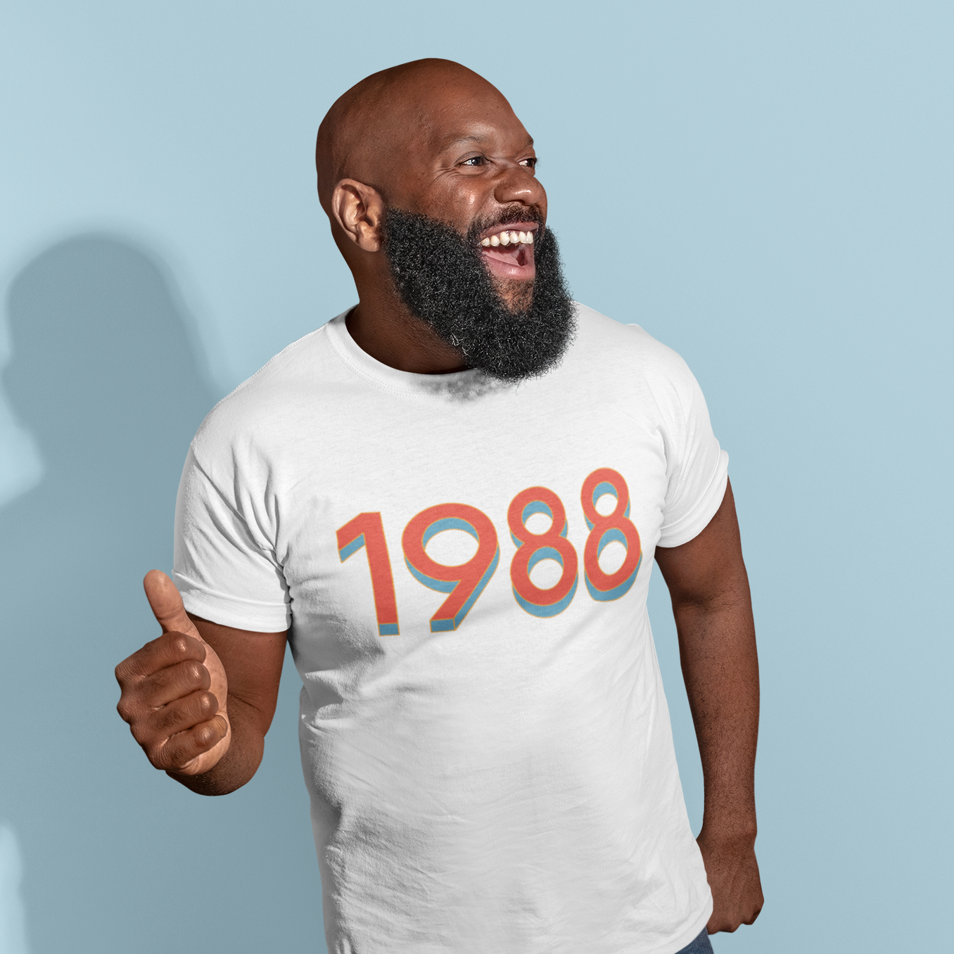 1988 Red / Mint Tee - TalkPeng