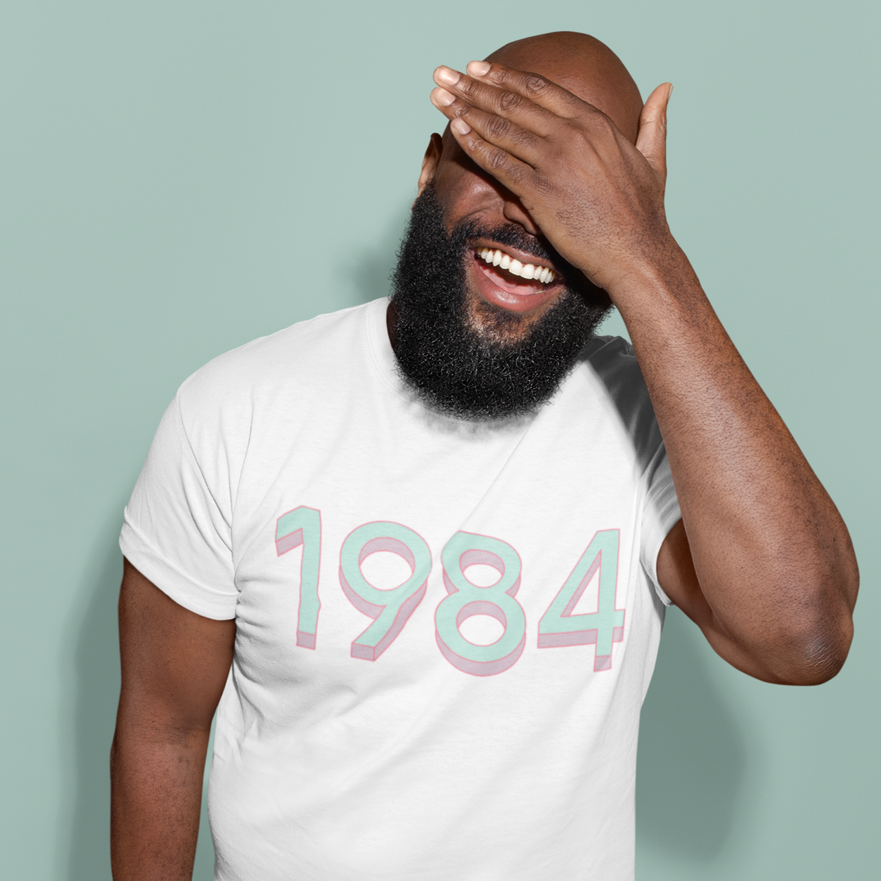 1984 'Mint/Pink' Tee - TalkPeng