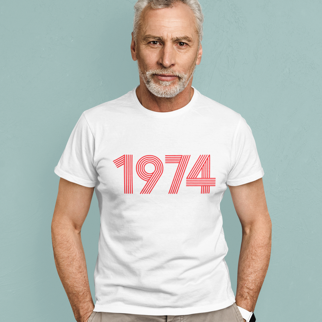 1974 Retro Red Unisex Tee - TalkPeng