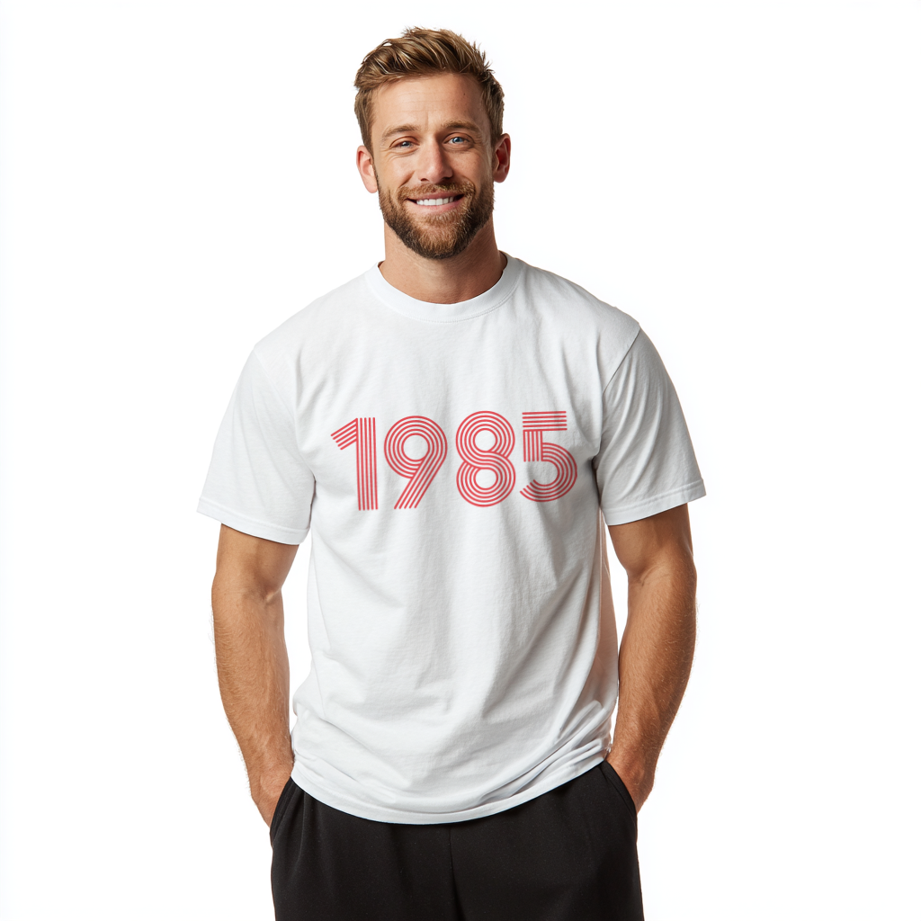 1985 RETRO RED Tee - TalkPeng