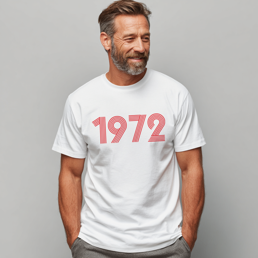 1972 Retro Red Unisex Tee - TalkPeng