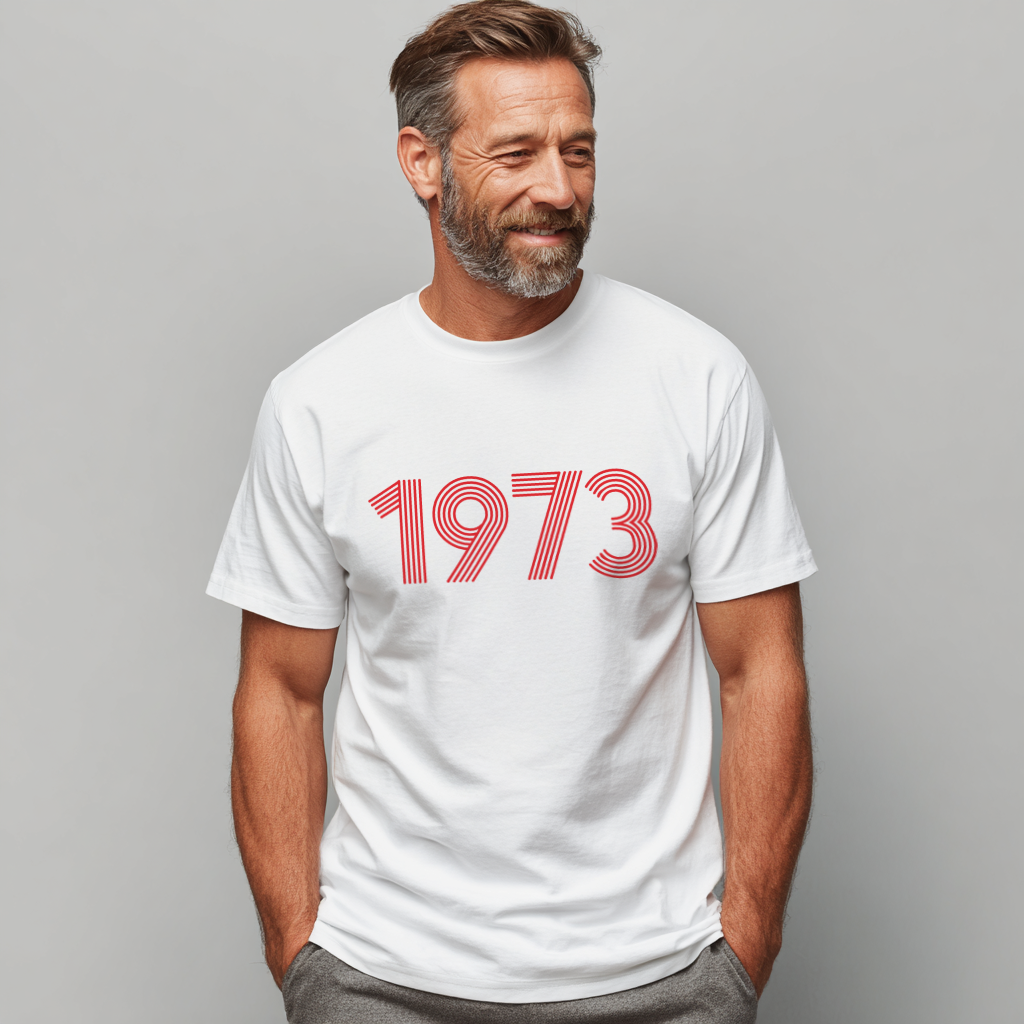 1973 Retro Red Unisex Tee - TalkPeng