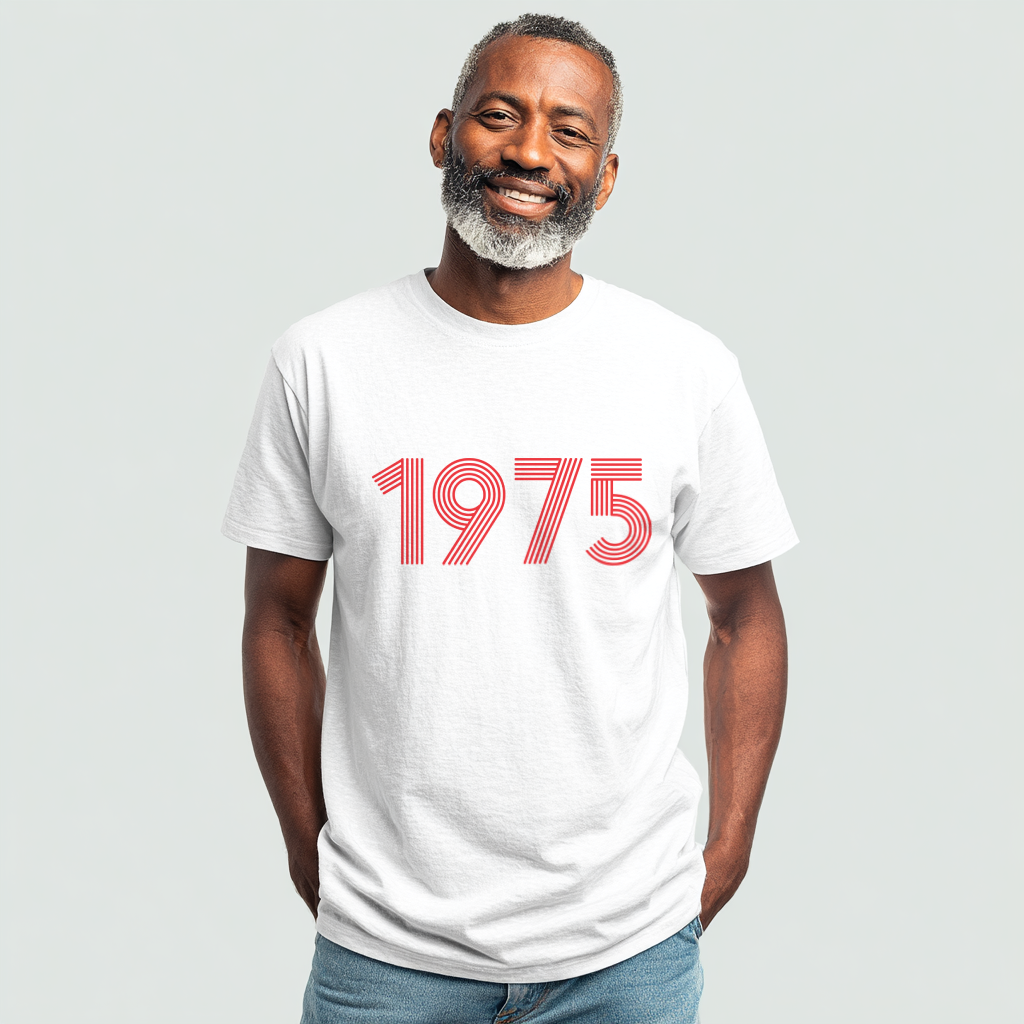1975 RETRO RED Unisex Tee - TalkPeng