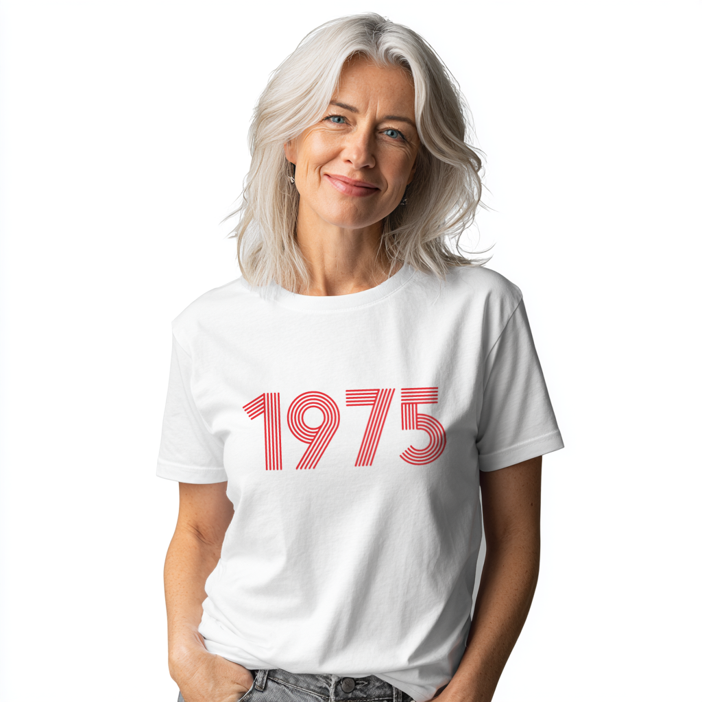 1975 RETRO RED Unisex Tee - TalkPeng