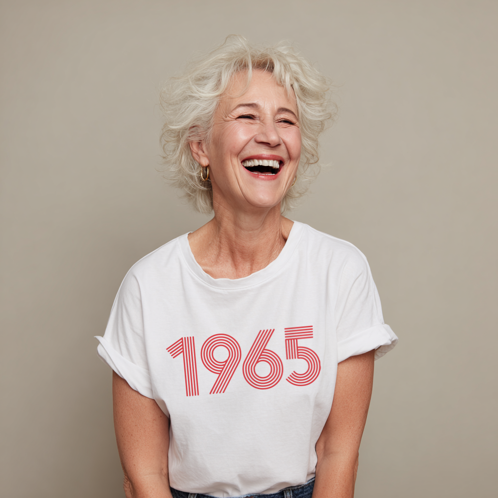 1965 RETRO RED Tee - TalkPeng