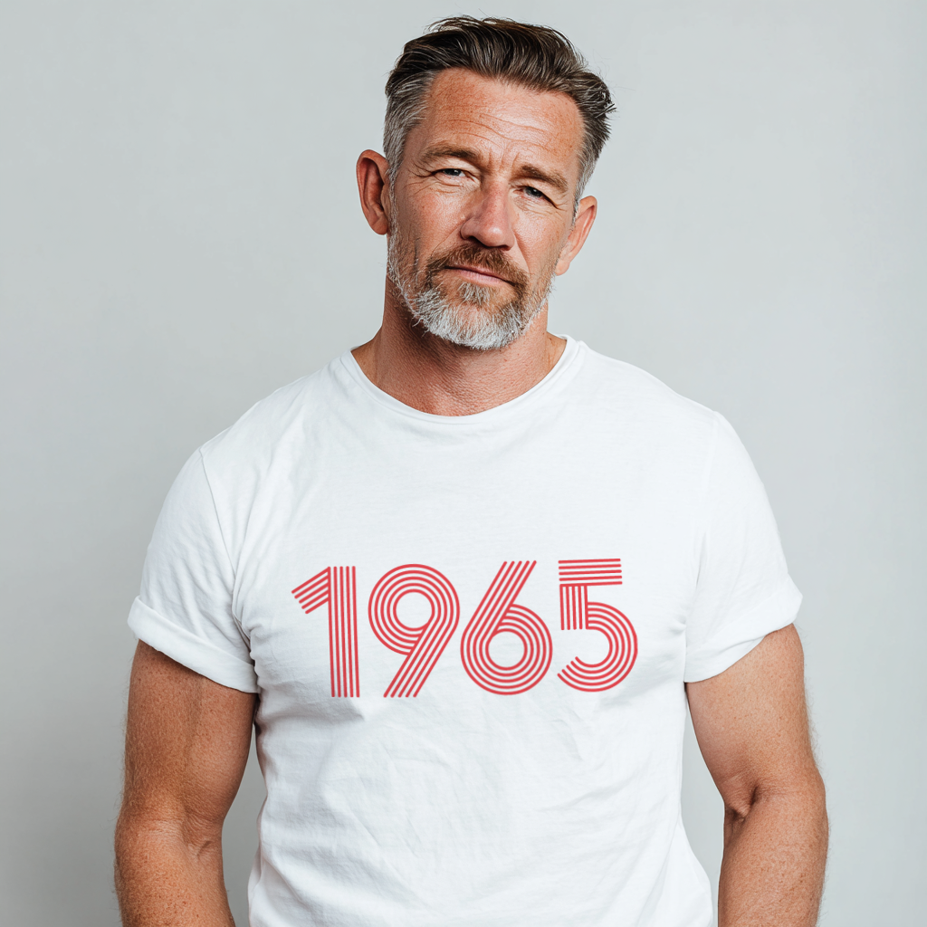 1965 RETRO RED Tee - TalkPeng