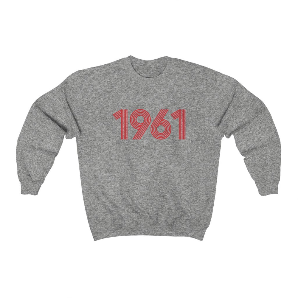 1961 Retro Red Sweater - TalkPeng