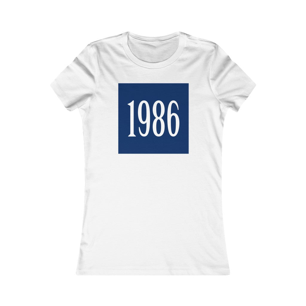 1986 'Feeling Blue' Women's Tee - TalkPeng