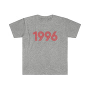 1996 Retro Red Softstyle Tee - TalkPeng