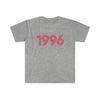 1996 Retro Red Softstyle Tee - TalkPeng