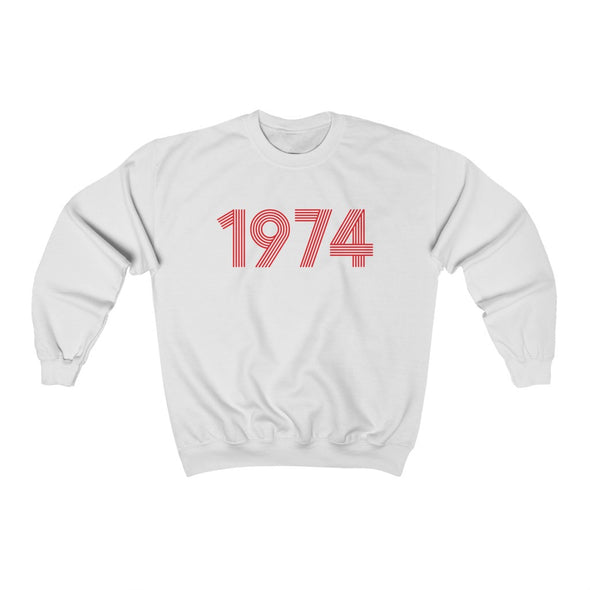 1974 Retro Red Unisex Sweater - TalkPeng