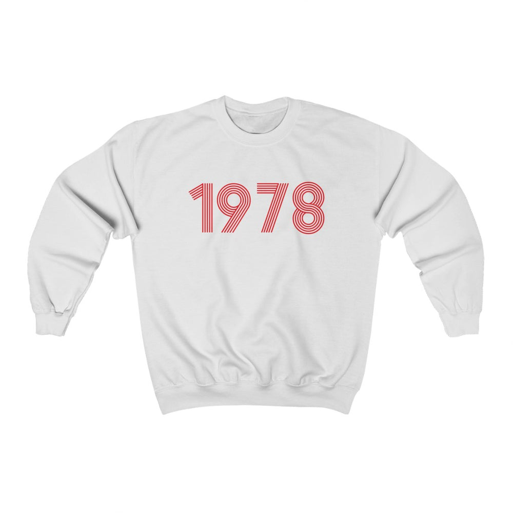 1978 Retro Red Unisex Sweater - TalkPeng