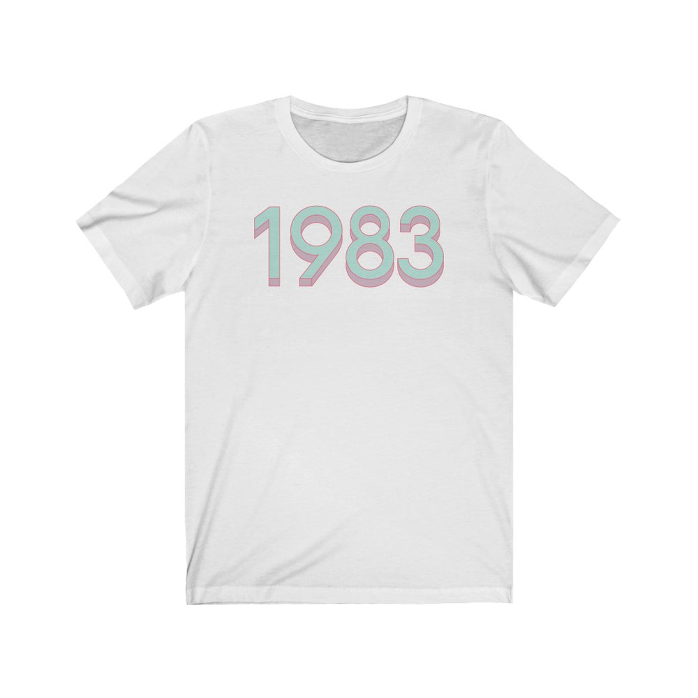 1983 'Mint/Pink' Tee - TalkPeng