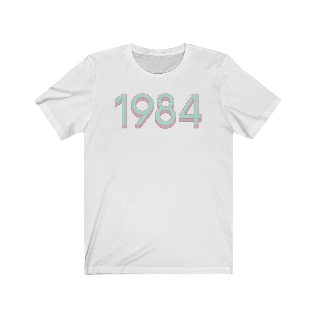 1984 'Mint/Pink' Tee - TalkPeng