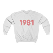 1981 Retro Red Unisex Sweater - TalkPeng