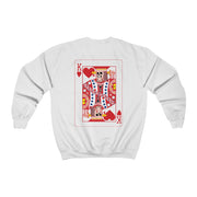 King of Hearts Unisex Sweater - TalkPeng