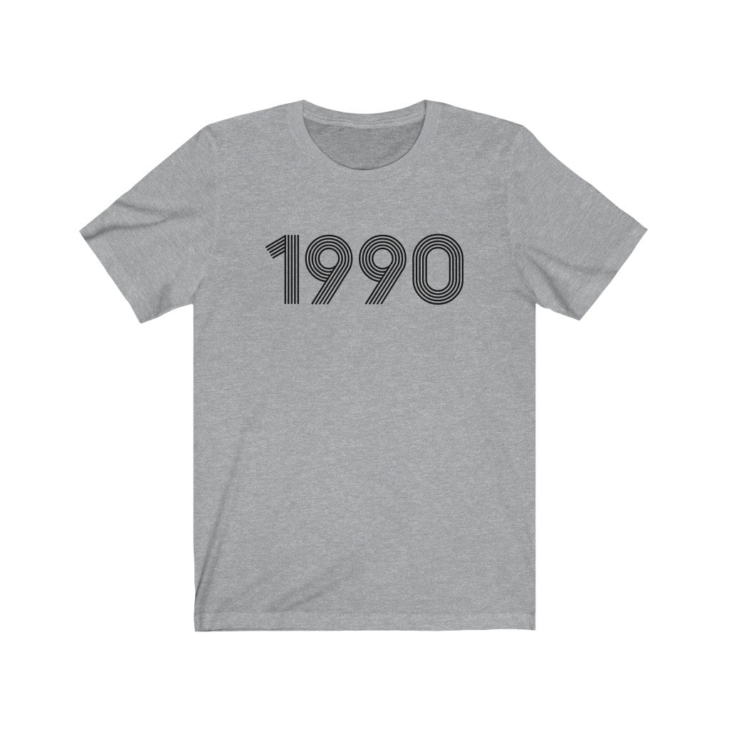 1990 Retro Black Tee - TalkPeng
