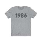 1986 Retro Black Tee - TalkPeng