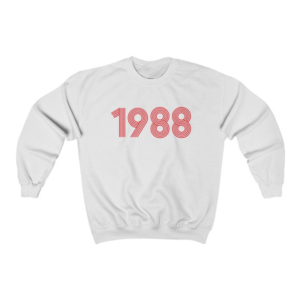 1988 Retro Red Unisex Sweater - TalkPeng