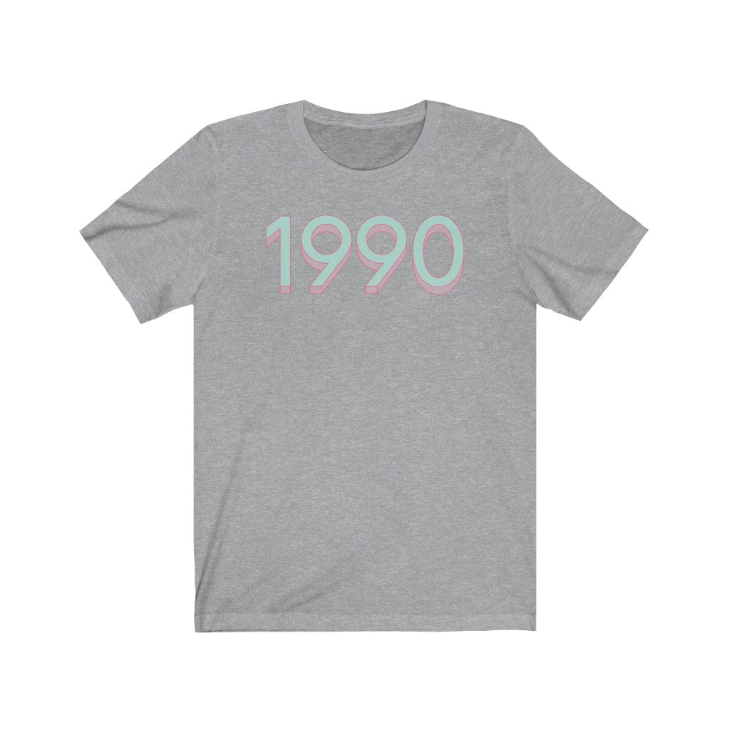 1990 'Mint/Pink' Tee - TalkPeng