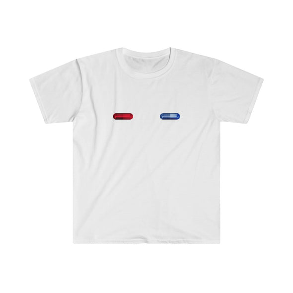 Red or Blue? Softstyle Tee - TalkPeng