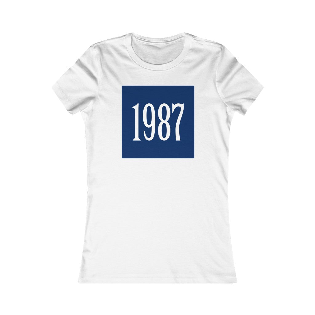 1987 'Feeling Blue' Women's Tee - TalkPeng