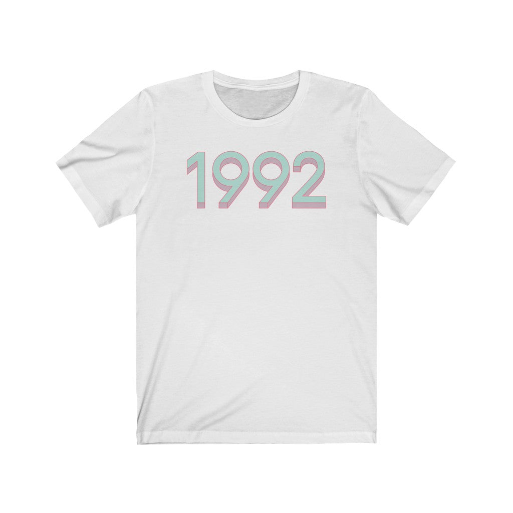 1992 'Mint/Pink' Tee - TalkPeng