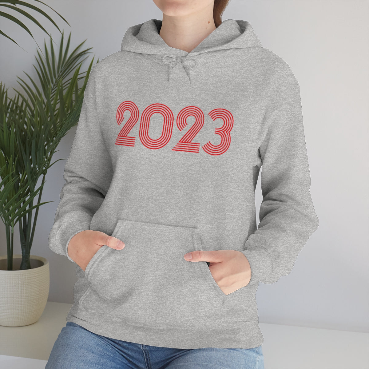 2023 Retro Red Hoodie - TalkPeng