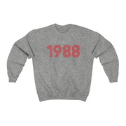 1988 Retro Red Unisex Sweater - TalkPeng