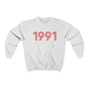 1991 Retro Red Unisex Sweater - TalkPeng