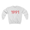 1991 Retro Red Unisex Sweater - TalkPeng