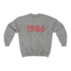 1986 Retro Red Unisex Sweater - TalkPeng