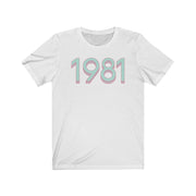 1981 'Mint/Pink' Tee - TalkPeng