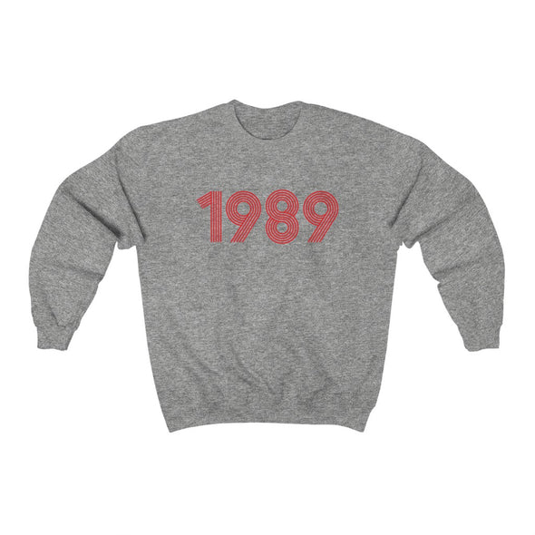 1989 Retro Red Unisex Sweater - TalkPeng