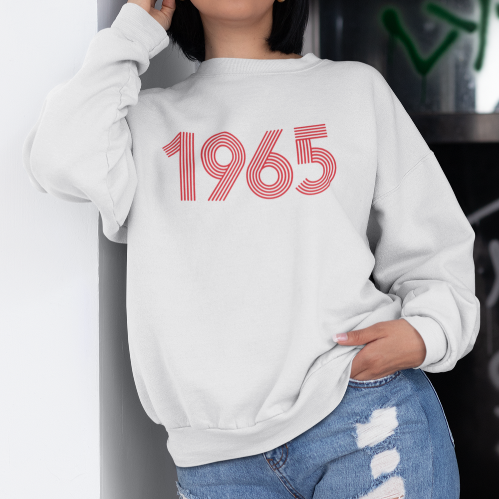 1965 Retro Red Sweater - TalkPeng