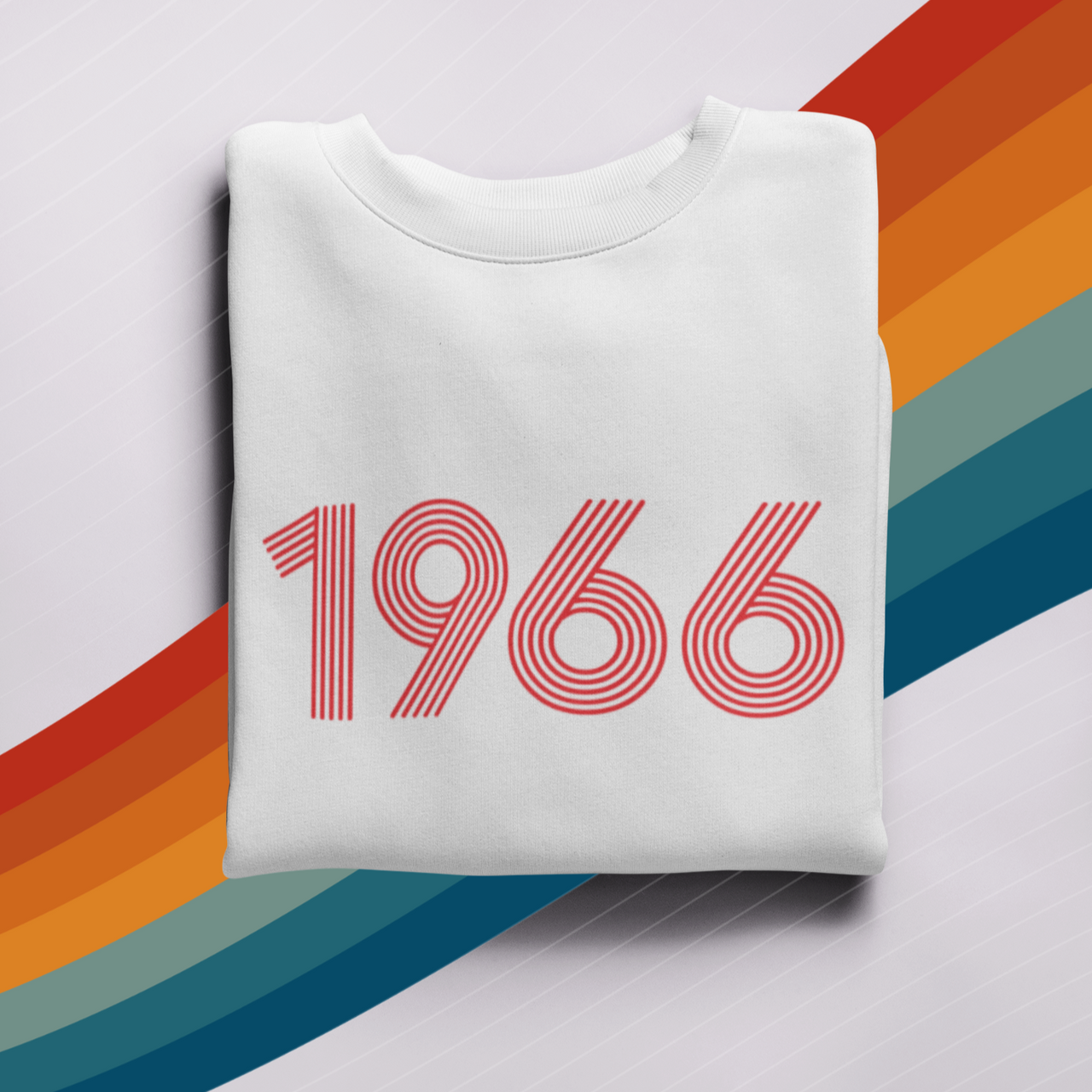 1966 Retro Red Sweater - TalkPeng