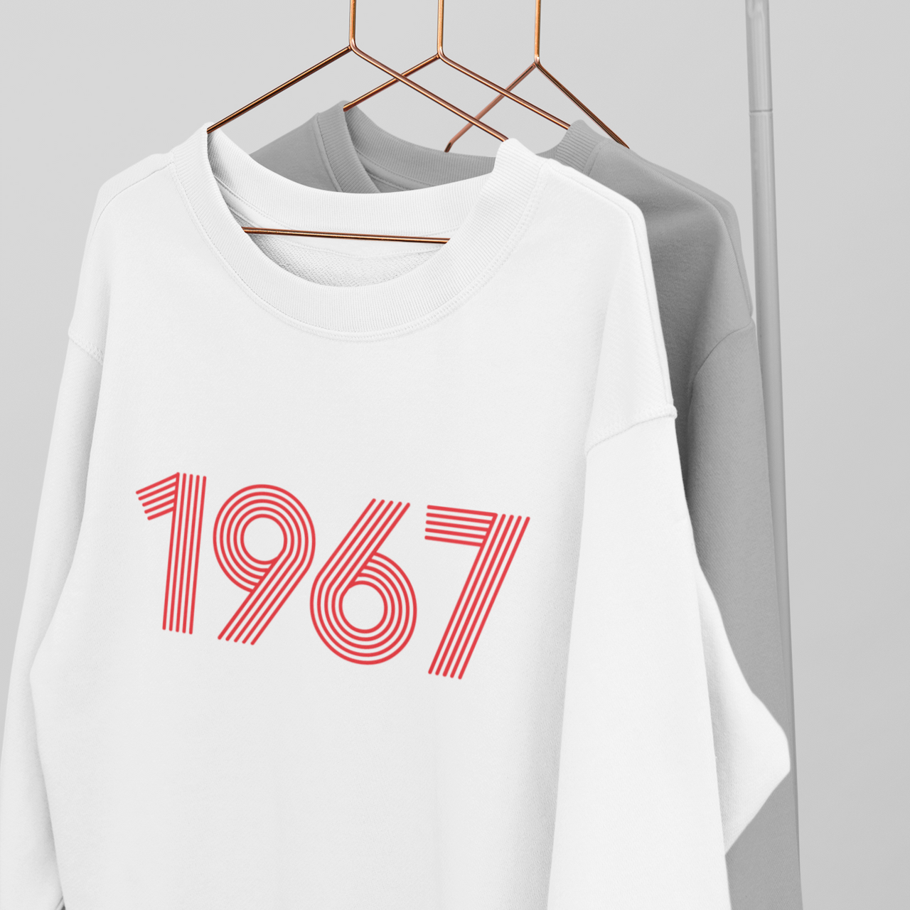 1967 Retro Red Sweater - TalkPeng