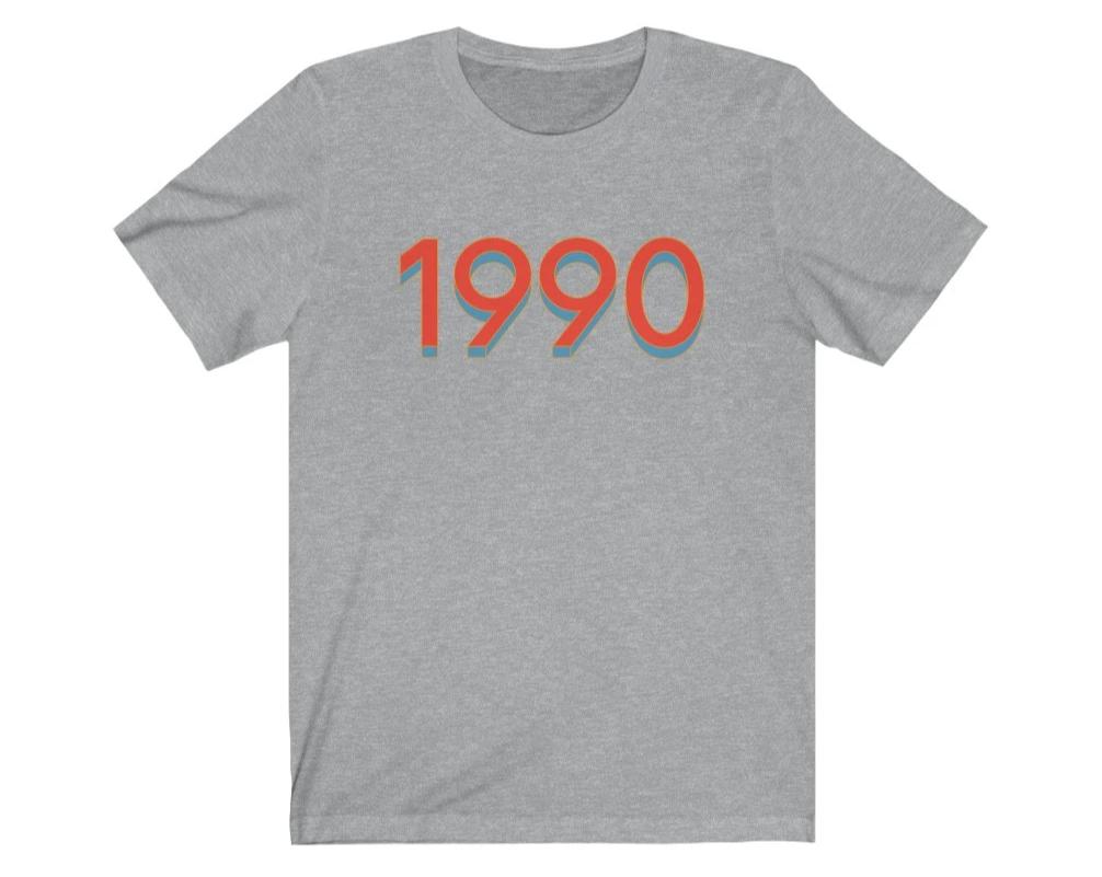 1990 Red/Blue Tee - TalkPeng