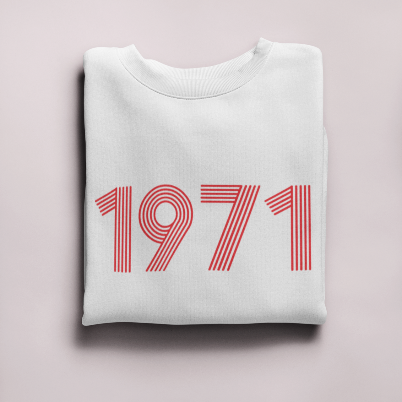 1971 Retro Red Unisex Sweater - TalkPeng