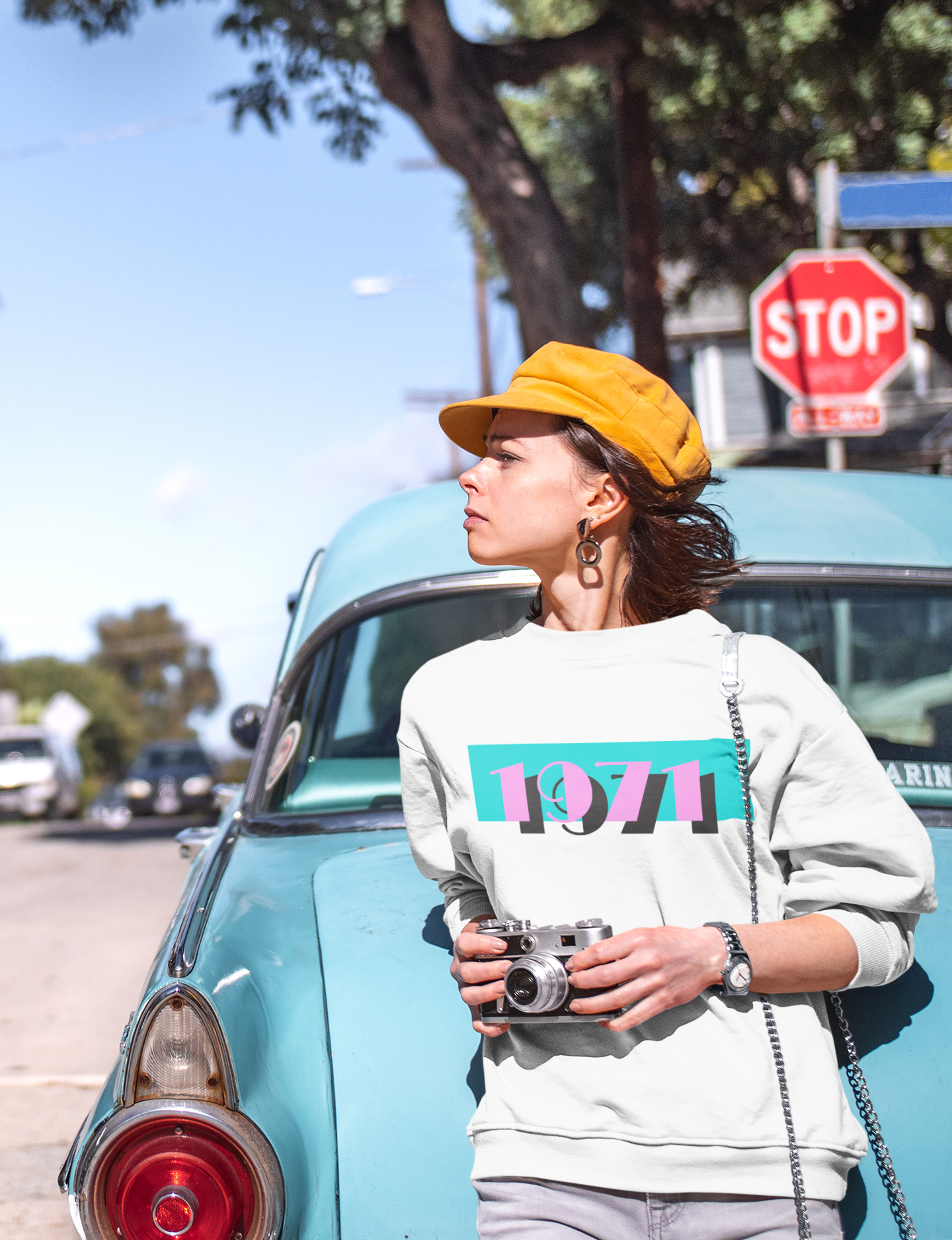 1971 Pink Skies Sweater - TalkPeng