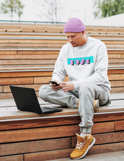 1974 Pink Skies Sweater - TalkPeng