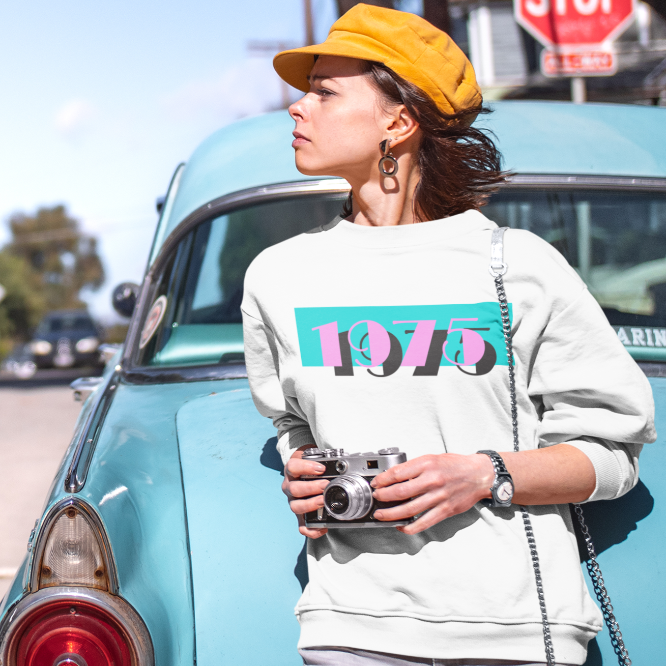 1975 Pink Skies Sweater - TalkPeng