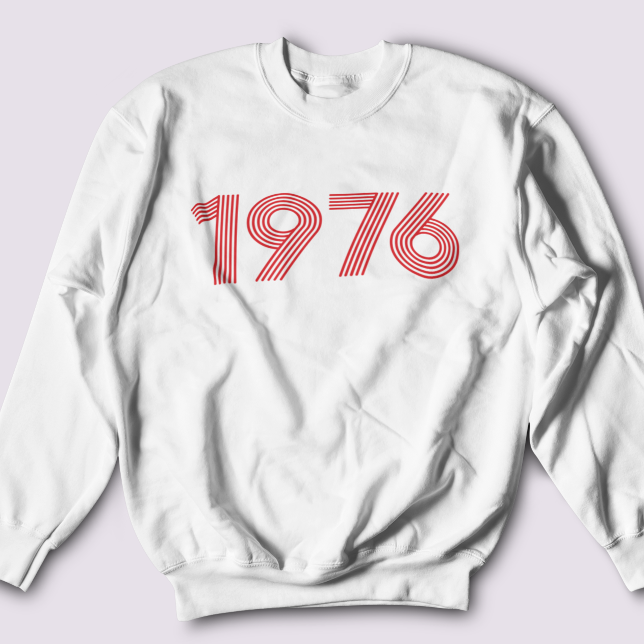 1976 Retro Red Unisex Sweater - TalkPeng