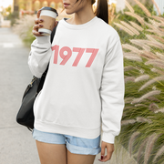 1977 Retro Red Unisex Sweater - TalkPeng