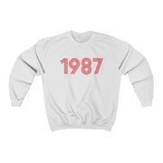 1987 Retro Red Unisex Sweater - TalkPeng