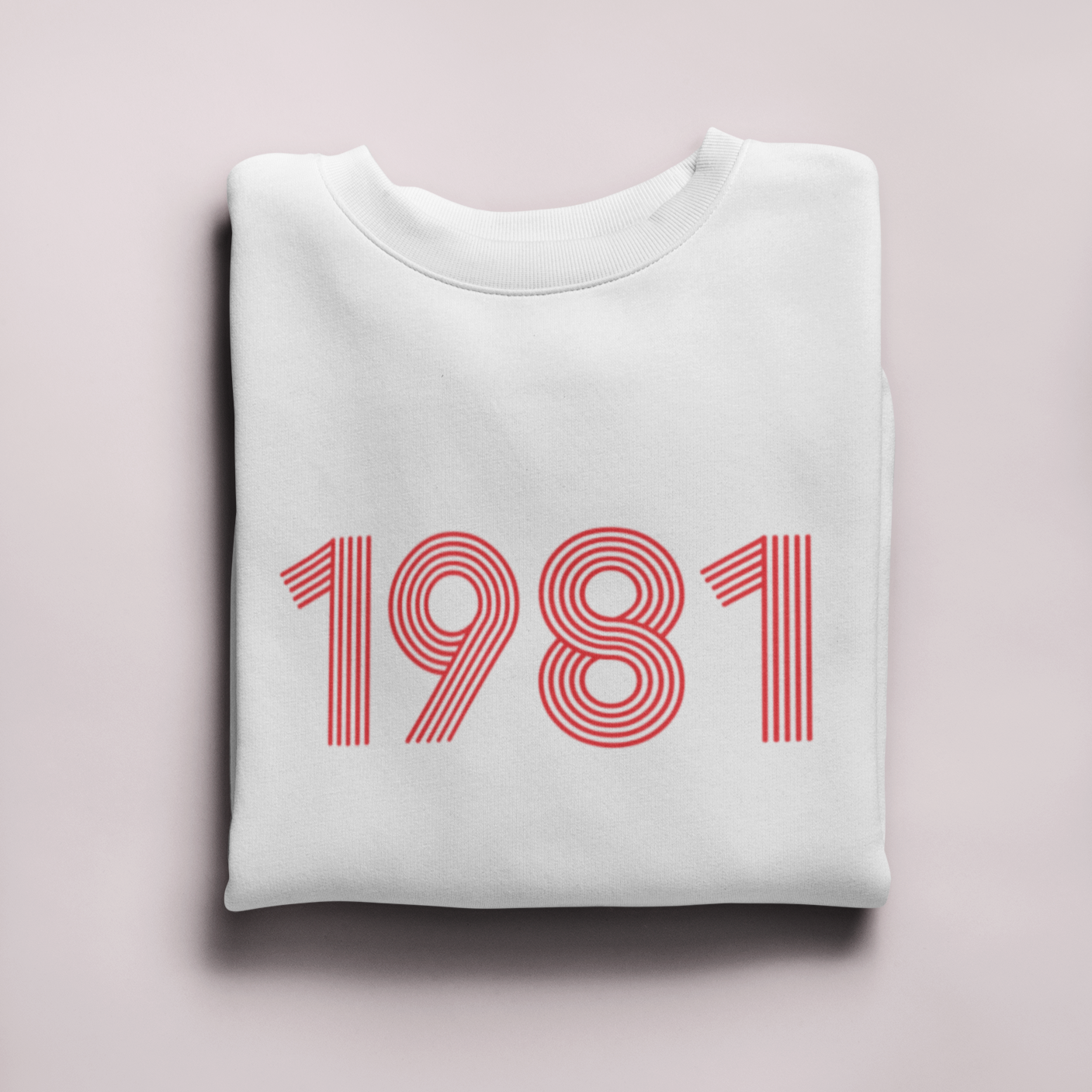 1981 Retro Red Unisex Sweater - TalkPeng
