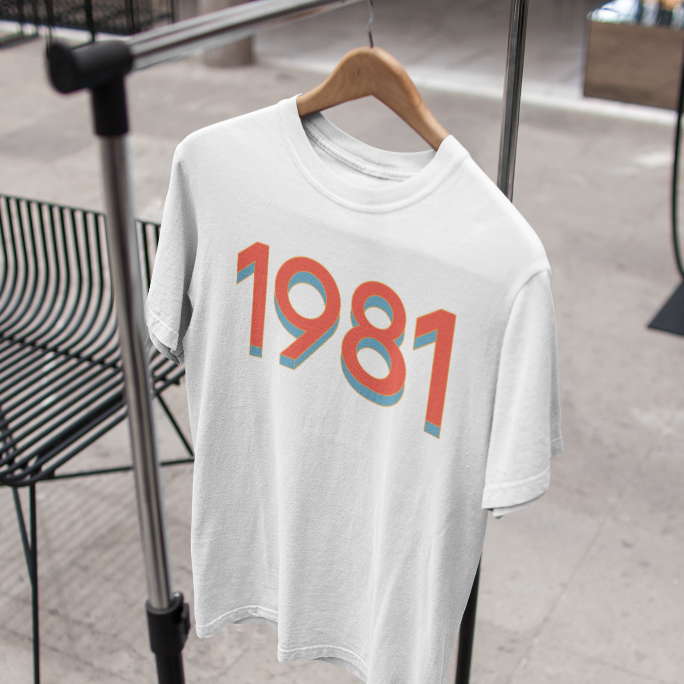 1981 'Red/Blue' Tee - TalkPeng