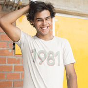 1981 'Mint/Pink' Tee - TalkPeng