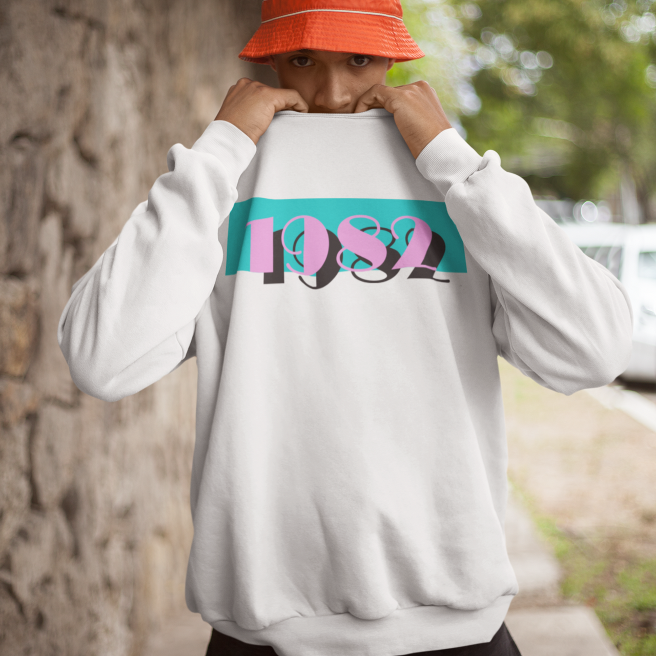 1982 Pink Skies Sweater - TalkPeng