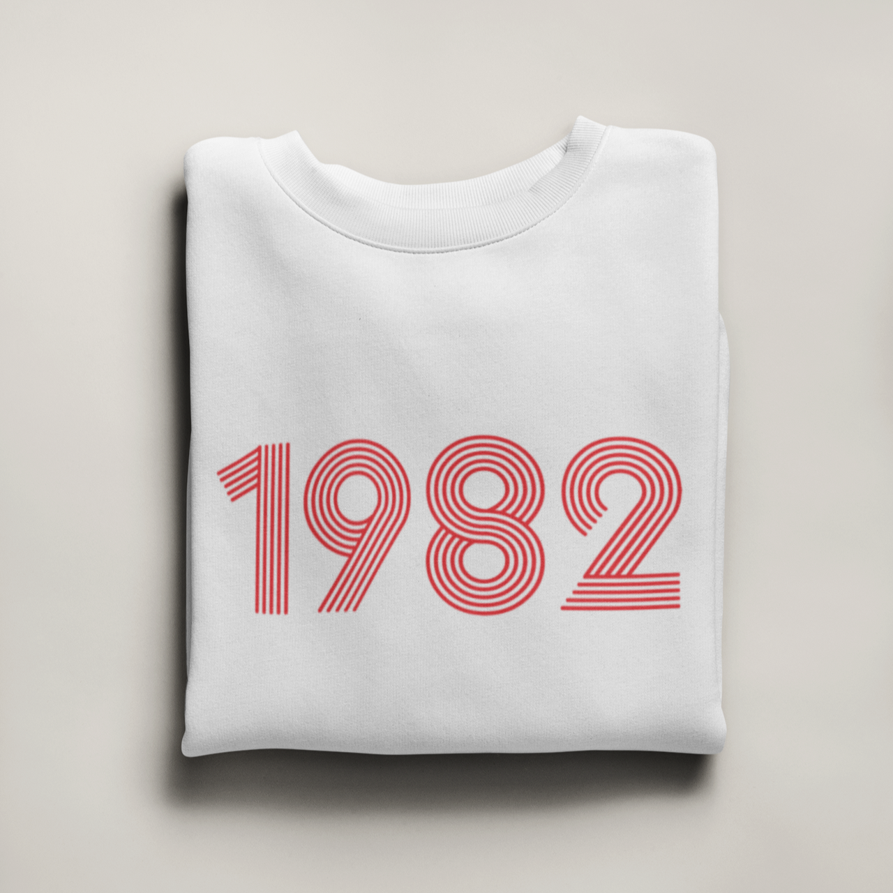 1982 Retro Red Unisex Sweater - TalkPeng